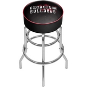 University of Georgia Padded Swivel Bar Stool - Smoke, GA1000-SMOKE