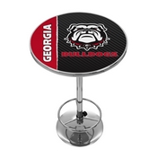 University of Georgia Chrome Pub Table - Text, GA2000-TXT