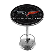 Corvette C6 Pub Table - Black, GM2000-C6-COR