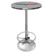 Corvette C6 Pub Table - Silver, GM2000S-C6-COR