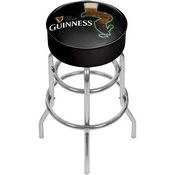 Guinness Padded Swivel Bar Stool - Feathering, GN1000-FTHR