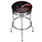 Guinness Chrome Ribbed Bar Stool - Toucan, GN1005-TCN