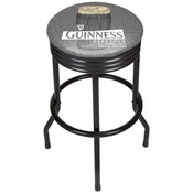 Guinness Black Ribbed Bar Stool - Line Art Pint, GN1006-LN