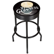 Guinness Black Ribbed Bar Stool - Smiling Pint, GN1006-PNT