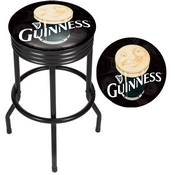 Guinness Black Ribbed Bar Stool - Smiling Pint, GN1006-PNT