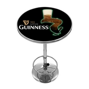 Guinness Chrome Pub Table - Feathering Pint, GN2000-FTHR