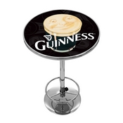 Guinness Chrome Pub Table - Smiling Pint, GN2000-PNT