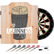 Guinness Dart Cabinet Set With Darts And Board - Line Art Pint, GN7010-LN