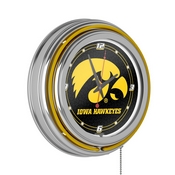 University of Iowa Neon Clock - 14 inch Diameter, IA1400