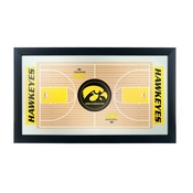 University of Iowa Basketball Framed Full Court Mirror, IA1500B