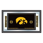 University of Iowa Logo and Mascot Framed Mirror, IA1525