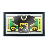 University of Iowa Football Framed Jersey Mirror, IA1550F