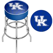 University of Kentucky Chrome Bar Stool with Swivel - Fade, KY1000-FADE