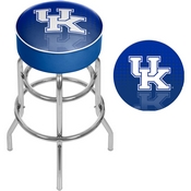 University of Kentucky Chrome Bar Stool with Swivel - Reflection, KY1000-REF