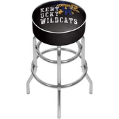 University of Kentucky Wildcats Chrome Bar Stool with Swivel - Smoke, KY1000-SMOKE