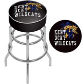 University of Kentucky Wildcats Chrome Bar Stool with Swivel - Smoke, KY1000-SMOKE