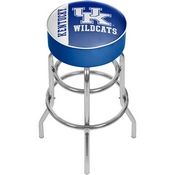 University of Kentucky Chrome Bar Stool with Swivel - Text, KY1000-TXT