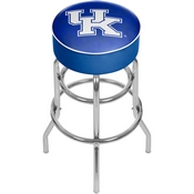 University of Kentucky Chrome Bar Stool with Swivel - Wordmark, KY1000-WM