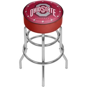 Ohio State University Logo Padded Bar Stool, LRG1000-OSU