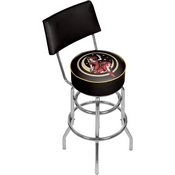 Miller High Life Girl in the Moon Padded Bar Stool with Back, MV1100