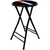 NASCAR 24 Inch Cushioned Folding Stool, NASCAR2400