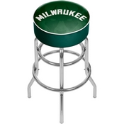 NBA Padded Swivel Bar Stool - Fade - Milwaukee Bucks, NBA1000-MB2