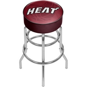NBA Padded Swivel Bar Stool - Fade - Miami Heat, NBA1000-MH2