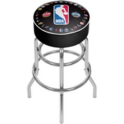 NBA Logo with All Teams Padded Swivel Bar Stool, NBA1000-NBA