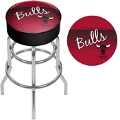 Chicago Bulls NBA Hardwood Classics Padded Swivel Bar Stool, NBA1000HC-CB