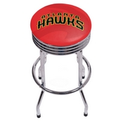 NBA Chrome Ribbed Bar Stool - Fade - Atlanta Hawks, NBA1005-AH2