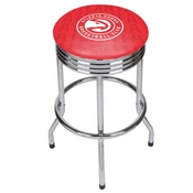 NBA Chrome Ribbed Bar Stool - City - Atlanta Hawks, NBA1005-AH3