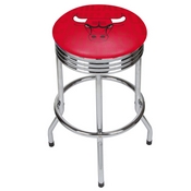 NBA Chrome Ribbed Bar Stool - City - Chicago Bulls, NBA1005-CB3