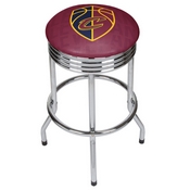 NBA Chrome Ribbed Bar Stool - City - Cleveland Cavaliers, NBA1005-CC3