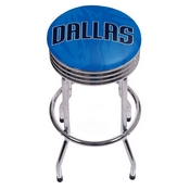 NBA Chrome Ribbed Bar Stool - Fade - Dallas Mavericks, NBA1005-DM2