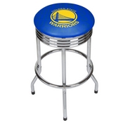NBA Chrome Ribbed Bar Stool - City - Golden State Warriors, NBA1005-GSW3