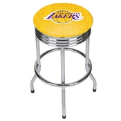 NBA Chrome Ribbed Bar Stool - City - Los Angeles Lakers, NBA1005-LAL3