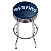 NBA Chrome Ribbed Bar Stool - Fade - Memphis Grizzlies, NBA1005-MG2
