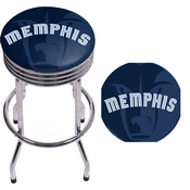 NBA Chrome Ribbed Bar Stool - Fade - Memphis Grizzlies, NBA1005-MG2