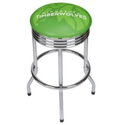 NBA Chrome Ribbed Bar Stool - Fade - Minnesota Timberwolves, NBA1005-MT2