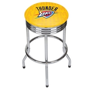 NBA Chrome Ribbed Bar Stool - City - Oklahoma City Thunder, NBA1005-OCT3