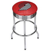 NBA Chrome Ribbed Bar Stool - City - Portland Trailblazers, NBA1005-PTB3