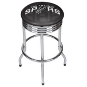 NBA Chrome Ribbed Bar Stool - Fade - San Antonio Spurs, NBA1005-SS2