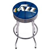 NBA Chrome Ribbed Bar Stool - Fade - Utah Jazz, NBA1005-UJ2