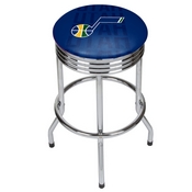 NBA Chrome Ribbed Bar Stool - City - Utah Jazz, NBA1005-UJ3