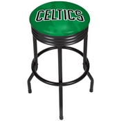 NBA Black Ribbed Bar Stool - Fade - Boston Celtics, NBA1006-BC2