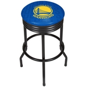 NBA Black Ribbed Bar Stool - City - Golden State Warriors, NBA1006-GSW3