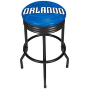 NBA Black Ribbed Bar Stool - Fade - Orlando Magic, NBA1006-OM2