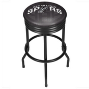 NBA Black Ribbed Bar Stool - Fade - San Antonio Spurs, NBA1006-SS2