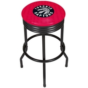 NBA Black Ribbed Bar Stool - City - Toronto Raptors, NBA1006-TR3