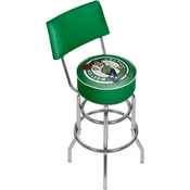 Boston Celtics NBA Padded Swivel Bar Stool with Back, NBA1100-BC